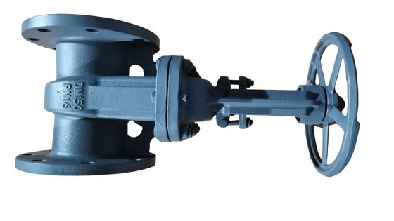 1 2 Inch to 24 Inch Cast Iron Wedge Gate Valve with Flanged End Connections Providing Flow Control in Industrial Systems